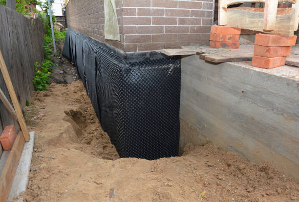 SJ Waterproofing Pros technician performing targeted Foundation Crack Repair assessment in Essex Fells, NJ